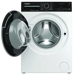 Whirlpool Пральна машина Whirlpool фронтальна, 7кг, 1400, A, 49.6см, дисплей, пара, інвертор, люк чорний, білий - мініатюра 2