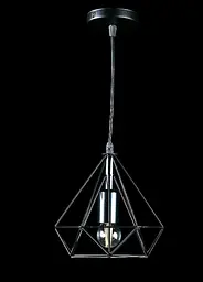 Люстра стельова Splendid Ray L01/1, E27, Чорний метал, регульована висота 25-95 см, сучасний стиль для дому - мініатюра 2