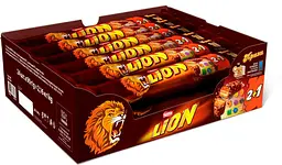 Упаковка батончиків Lion Кінг 2+1 90 г х 24 шт