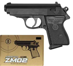 Іграшковий пістолет ZM02 металевий - мініатюра 2