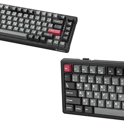 Клавіатура GamePro Asgard Yord Keychron Super Red Switch Wireless/Bluetooth/USB Black бездротова (MK266BK) - мініатюра 5
