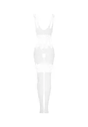 Боді Obsessive Bodystocking G330 S/M/L білий - мініатюра 7