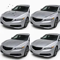 Антигравійна захисна бронеплівка за лекалами для Acura TLX I facelift 2018-2020 - повний кузов - мініатюра 3