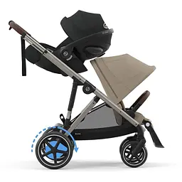 Коляска Cybex eGazelle S TPE Almond Beige (524000547) - мініатюра 6