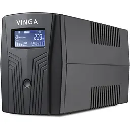 Джерело безперебійного живлення Vinga 600 ВА / 360 Вт / 7 А*ч (VPC-600P)