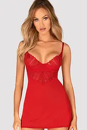Комплект Obsessive Ingridia chemise (Червоний, XS/S) Obsessive 100418 96956