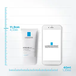 Зволожуючий себорегулюючий засіб La Roche-Posay Effaclar MAT проти блиску і розширених пор 40 мл - мініатюра 4
