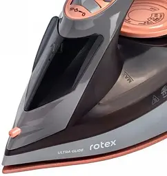 Прасувальна праска Rotex RIC41-C Ultra Glide Керамічне покриття 2400Вт Резервуар 220мл Чорний/Помаранчевий - мініатюра 3