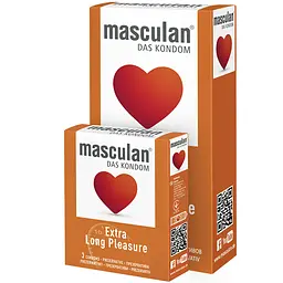 Презервативи Masculan Extra Long Pleasure продовжують задоволення 3 шт. - мініатюра 2