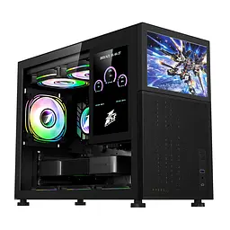 Корпус 1stPlayer Mi6-EV Black без БЖ (Mi6-EV-BK) Без БП - мініатюра 3