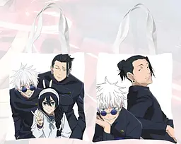 Шоппер еко-сумка Магічна битва Jujutsu Kaisen 36 х 33 см двосторонній