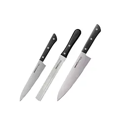 Набір із 3-х кухонних ножів Harakiri Samura 43x22x2 см kuh0011054