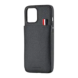 Чохол Jinduka Leather Pocket iPhone 12 Pro Max Black
