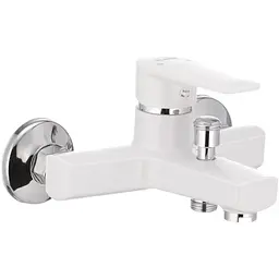 Змішувач для ванни PLAMIX Oscar-009 White (без шланга і лійки) (PM0025) - мініатюра 2