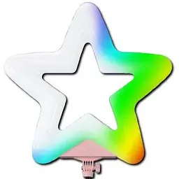 Кільцева лампа XPRO RGB Зірка 47 см (RK-52_3097) - мініатюра 2