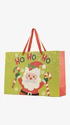 Пакет паперовий новорічний JUMBO XMAS 760295ЬД Салатовий shop (2000999372094)