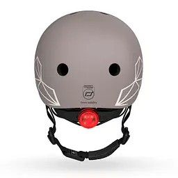 Шолом захисний Scoot and Ride з ліхтариком 45-51 см (XXS/XS) сірий - мініатюра 2