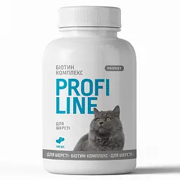 Вітаміни Provet Profiline для котів, Біотин Комплекс для шерсті, 180 таб. - мініатюра 5