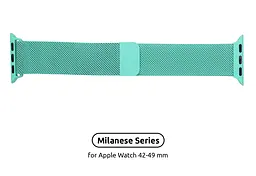 Ремінець ArmorStandart Milanese Loop для Apple Watch 49/46/45/44/42 (Series 1-3) Mint Green (ARM55260)