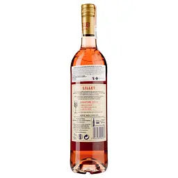 Аперитив Lillet Rose на основі вина 17% 0.75 л - мініатюра 2