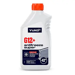 Антифриз YUKO Super G12 + -42 ° C червоний 1л