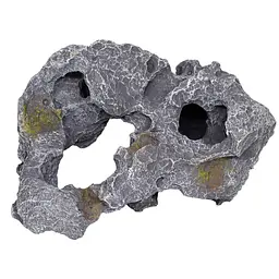 Декорація камінь з отворами Hobby Cavity Stone dark 4 21x18x28 см (40148)