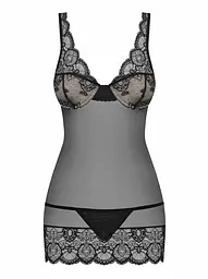 Комплект білизни Obsessive 853-CHE-1 L/XL чорний - мініатюра 5