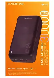Портативний зарядний пристрій  Power bank Borofone BJ38B Power 22.5W 30000 mAh Чорний - мініатюра 7