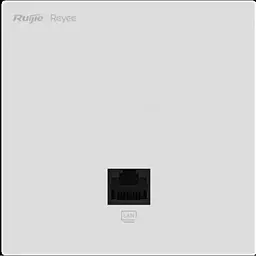 Точка доступу Ruijie Reyee RG-RAP1261, 1 x 10/100/1000Base-T, настінна дводіапазонна гігабітна, живлення PoE, 86 x 86 x 42.4 мм