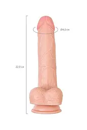 Фалоімітатор My Babe My Darling Realistic 22 cm (тілесний) - мініатюра 4