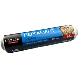 Пергамент для випікання ProLine 50м Білий 28см силікон