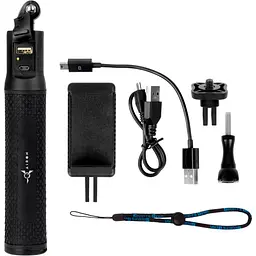 Монопод Airon Power Bank Selfie Stick (AC120) [87852] - мініатюра 4