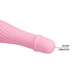 Вібратор Pretty Love Solomon Vibrator Light Pink - мініатюра 7