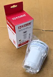 Донний клапан для раковини Koer PW-08-03 без переливу автоматичний Click-Clack 1 1/4″ Білий KR5787 - мініатюра 10