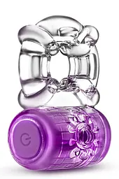 Ерекційне віброкільце Play With Me One Night Stand Vibrating C-Ring Purple