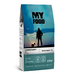 Сухий корм Myfood Супердля цуценят малих порід з Ягням та Рисом 2,5 кг