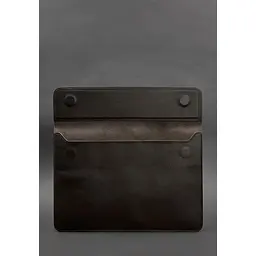 Шкіряний чохол-конверт BlankNote на магнітах для MacBook 14 Темно-коричневий - мініатюра 3