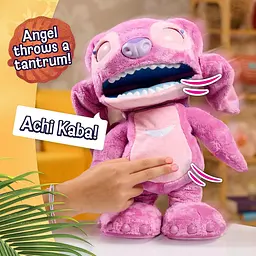 Інтерактивна м'яка іграшка Стич Ангел Disney Stitch Ultimate Angel Interactive 17 Plush 100 Sounds Just Play 31236 - мініатюра 6