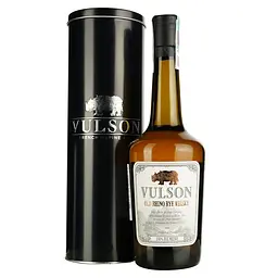 Уцінка. Віскі Vulson Old Rhino Rye Spirit Organic 45% 0.7 л в подарунковій упаковці 