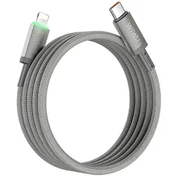 Дата кабель WIWU C083 Maglink Type-C to Lightning 27W 1 м Grey - мініатюра 3