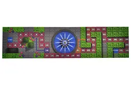 Конструктор блоковий QB300-201 "Block&Steps: Подорож Принцес" + ходилка та меморі гра 3в1, 139дет. qbee - мініатюра 10