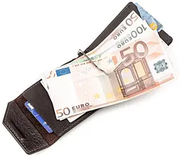 Чоловічий шкіряний затискач для грошей GRANDE PELLE 9х8х1 см acs0024445 - мініатюра 4