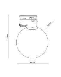 Трековий світильник TK Lighting 4923 Tracer G9 1x8W IP20 чорний - мініатюра 3