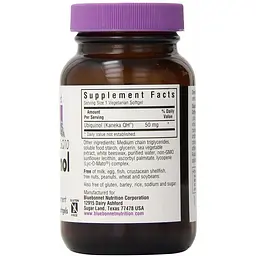 Убіхінол Bluebonnet Nutrition Cellular Active 50 мг 30 капсул - мініатюра 2