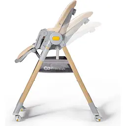 Стільчик для годування Kinderkraft Lastree Beige Wood бежевий (00-00304465) - мініатюра 7