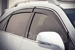 Дефлектори вікон вітровики Benke для Lexus RX 330 2003-2009- Хром Молдинг Із Нержавіючої Сталі 3D (BLXRX0323-W/S) - мініатюра 2
