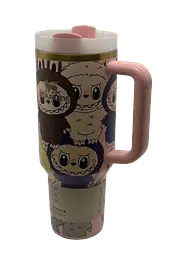 Термос термочашка Stanley Quencher H2.0 Tumbler з нержавіючої сталі 1,18 л Labubu Cup Premium Look KT8005202 - мініатюра 7