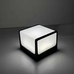 Світильник фасадний Violux CUBE 8W 4200K 600Lm ІР65 чорний ( 500430 ) - мініатюра 2