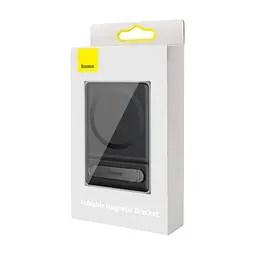 Підставка для телефону Baseus Foldable Magnetic Bracket LUXZ010001 Black - мініатюра 2