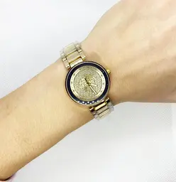 Наручний годинник жіночий Clockhouse Versace Золотистий (IBW884Y) - мініатюра 5